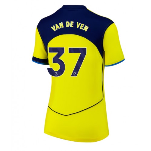 Stroje piłkarskie Tottenham Hotspur Micky van de Ven #37 Koszulka Trzeciej dla damskie 2025-26 Krótki Rękaw